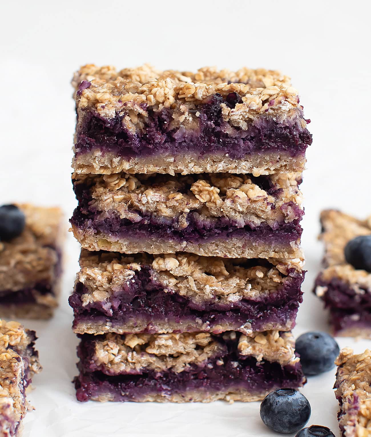 Bursting Blueberry Oatmeal Bars: Enjoy for Breakfast or Dessert